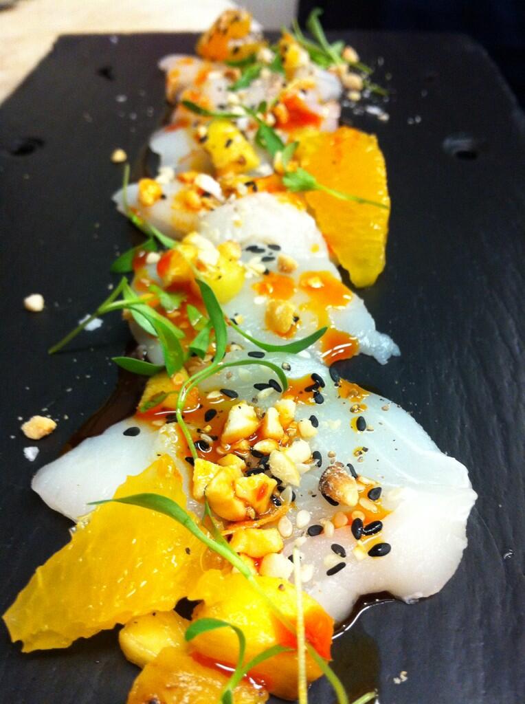 Halibut Crudo July 14, 2013 BRINE